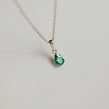 925 Silver Necklace Zircon Diamond Pendant High Carbon Women's Jewelry