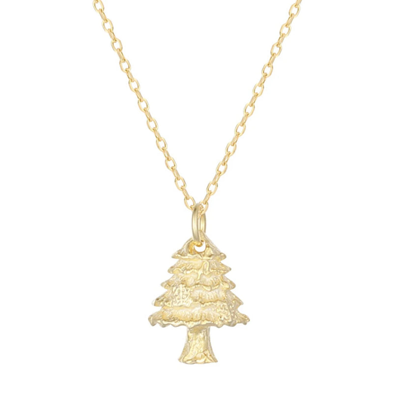 S925 Christmas Tree Necklace for Women