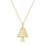 S925 Christmas Tree Necklace for Women