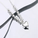 Heart Beads Clavicle Chains Necklace for Women