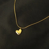S925 Sterling Silver Heart Necklace for Women