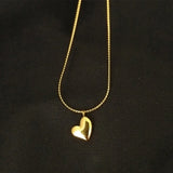 S925 Sterling Silver Heart Necklace for Women