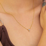 S925 Sterling Silver Marquise Crown Necklace for Women