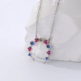 S925 Sterling Silver Moon Necklaces for Women Girls