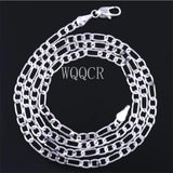 925 Silver 4MM Classic Chain Necklace for Men 16-30 Inches