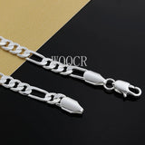 925 Silver 4MM Classic Chain Necklace for Men 16-30 Inches