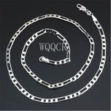 925 Silver 4MM Classic Chain Necklace for Men 16-30 Inches