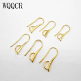 50PCS DIY 925 Silver Rose Jewelry Findings Hook Earring Pinch Bail Ear Wires