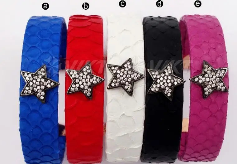 Star Charm Cuff Bangle for Women