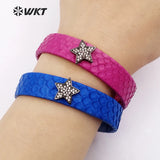 Star Charm Cuff Bangle for Women