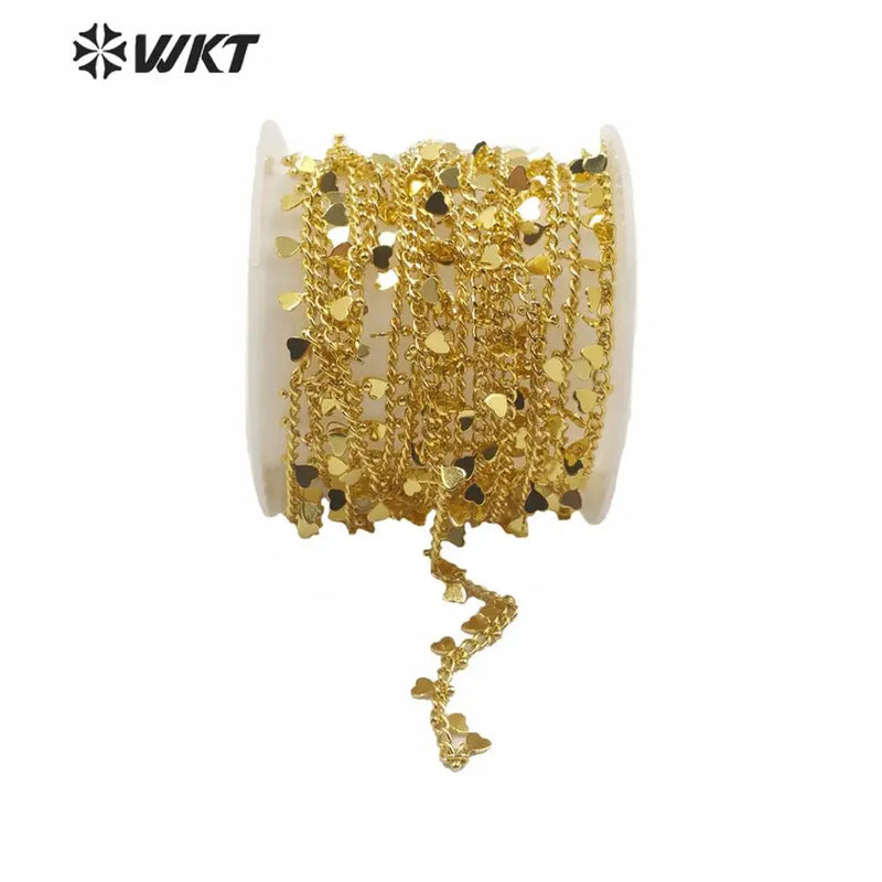 Electroplated Charm Chain for DIY Jewelry Making