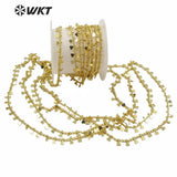 Electroplated Charm Chain for DIY Jewelry Making