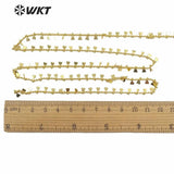 Electroplated Charm Chain for DIY Jewelry Making