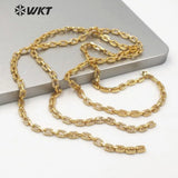 Small Square Link Chain Jewelry Findings CZ Brass Necklace Chain