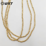 Yellow Brass Chain Birthday Party Jewelry Necklace