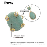Delicate Sparkling Oval Gemstones Stud Earrings with Zircon