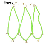 WT-JN195 Resin Beads Necklace Wedding Party Pendant Jewelry