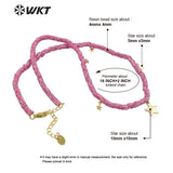 Resin Beads Necklace Star Pendant INS Jewelry Wedding Party