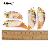 Natural Shell Pendant with Pendant For Jewelry - Set of 5