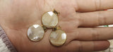 Natural Shell Pendant Round Bezel Setting Shell Pendant