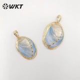 Abalone Shell and Silver Pendant Party Jewelry