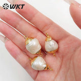 Natural Baroque Pearl Pendant for Women