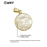 Shell Pendant Persian Cat Pendant Women Jewelry Plated Pendant