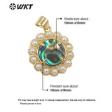 Retro Round Shape Gemstone Earrings 18K Plating Pearl Paved Decoration