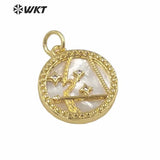 Charming Natural Pearl 12 Constellations Pendant Necklace