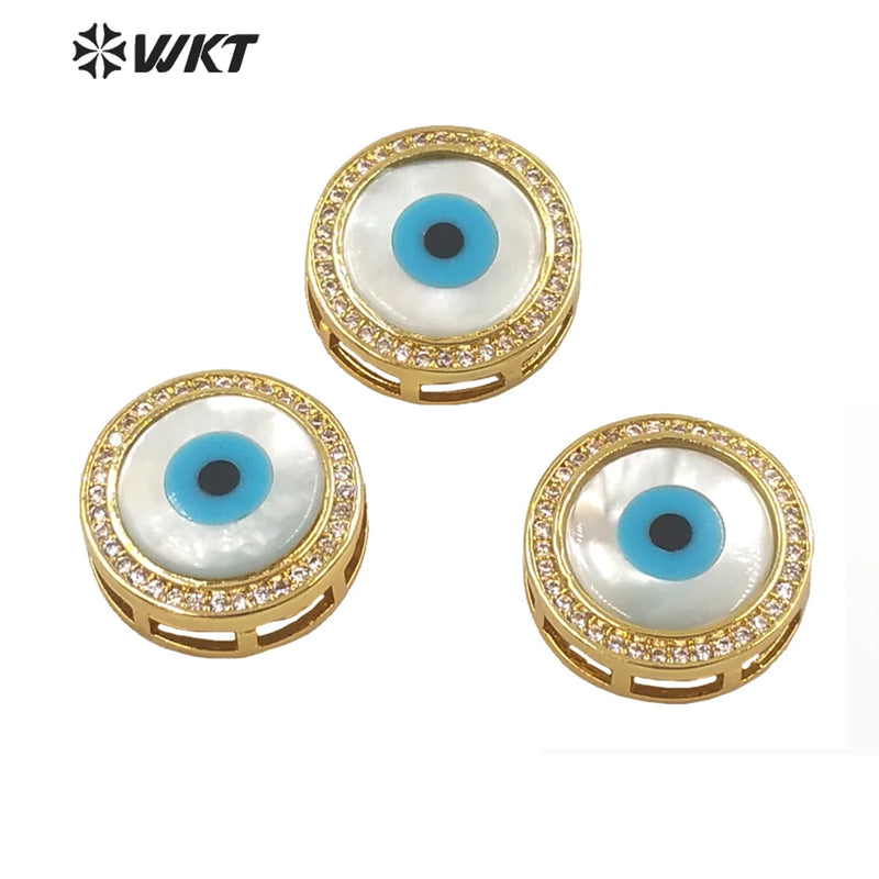 Evil Eye Cubic Zircon Pendant Electroplated Charming Gift