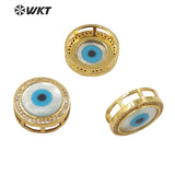 Evil Eye Cubic Zircon Pendant Electroplated Charming Gift