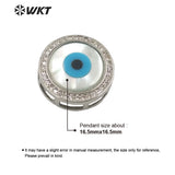 Evil Eye Cubic Zircon Pendant Electroplated Charming Gift