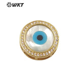 Evil Eye Cubic Zircon Pendant Electroplated Charming Gift