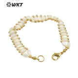 Natural Oval Shape Bracelet High-Quality Birthday Hot Bracelet Accessories Girl