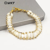 Natural Shell Bracelets Handmade Bohemian Women Bracelets