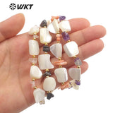 Vintage Shell Beads Bracelets for Women, Summer Party Accessory
