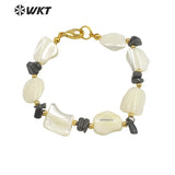 Noble amethyst&agate&shell bracelet hip-hop party bracelet