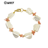 Noble amethyst&agate&shell bracelet hip-hop party bracelet