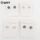 Freshwater pearl Earrings party jewelry For lady INS pearl jewelry