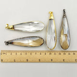 Faceted Crystal Point Pendant Gun Plated Bingbing Jewelry for Women