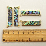 Natural Shell Rectangle Pendant for Necklace
