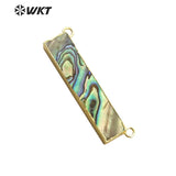 Natural Shell Rectangle Pendant for Necklace