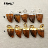 Natural Smokey Stone Top Pendant for Women