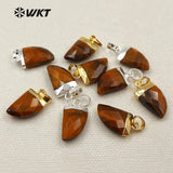 Natural Smokey Stone Top Pendant for Women