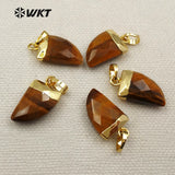 Natural Smokey Stone Top Pendant for Women