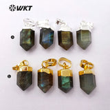 Labradorite Sparkling Women Pendant Necklace Charm Gift