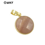 Sun Stone Pendant Fine Jewelry Party Wear Lady Necklace
