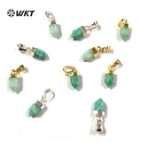 Hand Carved Amazonite Pendant for Gift and Party