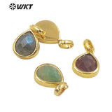 Gemstone Pendant for Birthday Party, Gold-Plated Lady INS Necklace