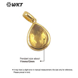 Gemstone Pendant for Birthday Party, Gold-Plated Lady INS Necklace